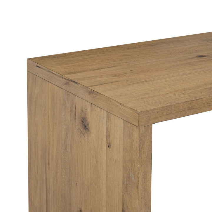 Noah Rotating Desk - Aged Smoked Oak Resawn