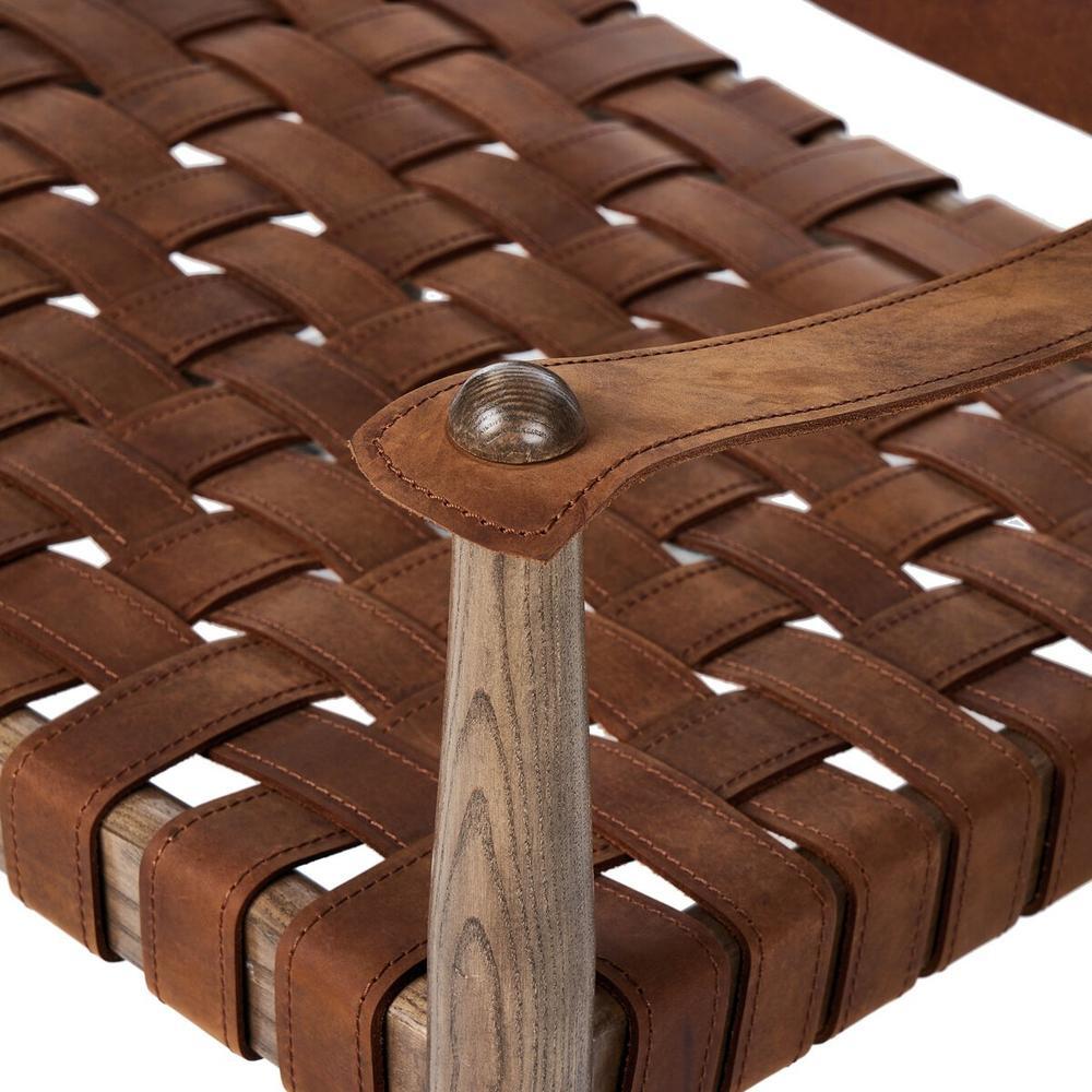 Ignacio Chair: Renault Cognac - Weathered Ash