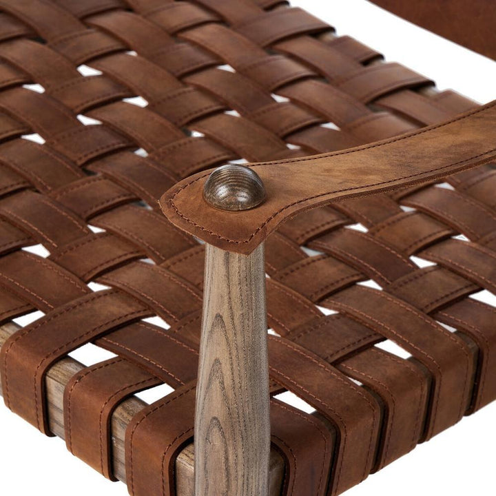 Ignacio Chair: Renault Cognac - Weathered Ash