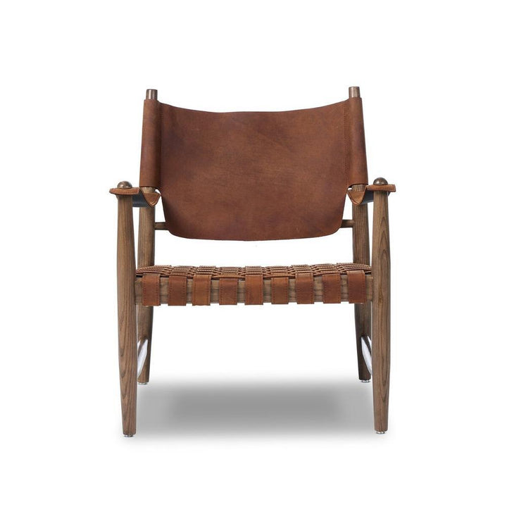 Lounge Chairs Ignacio Chair: Renault Cognac - Weathered Ash