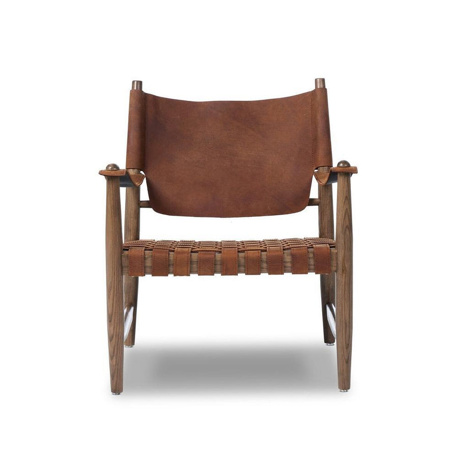 Lounge Chairs Ignacio Chair: Renault Cognac - Weathered Ash