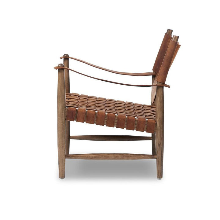 Lounge Chairs Ignacio Chair: Renault Cognac - Weathered Ash