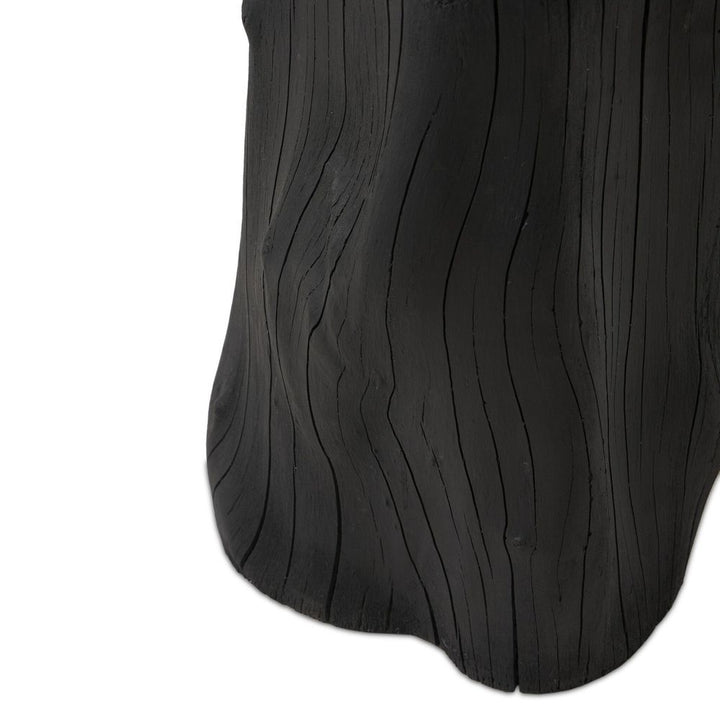 Amiko End Table - Black Resin