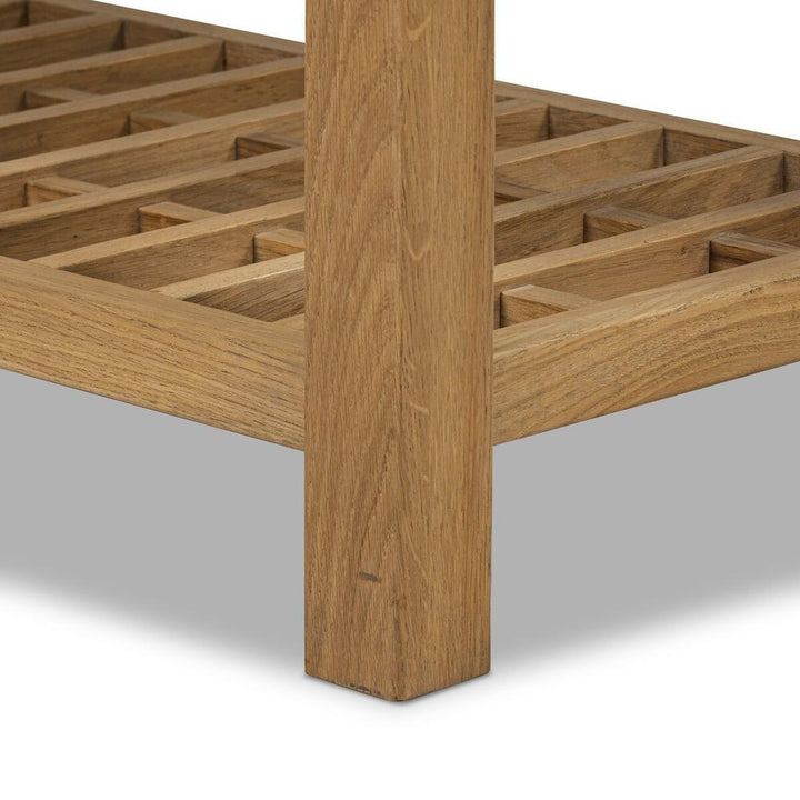 Dalton Cabinet: Aged Natural Oak - Aged Natural Oak Veneer