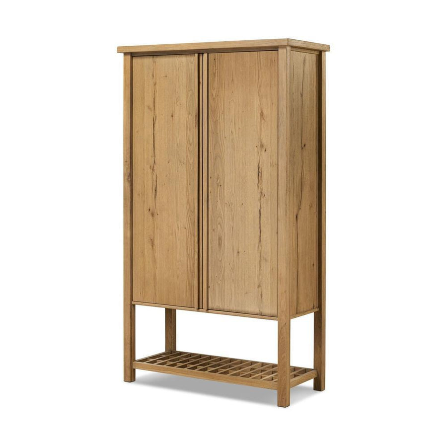 Cabinets & Curios Dalton Cabinet: Aged Natural Oak - Aged Natural Oak Veneer