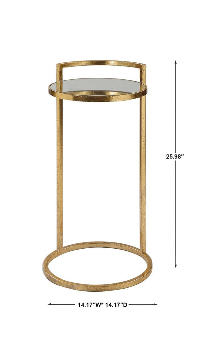 Uttermost Cailin Gold Accent Table-Uttermost-UTTM-24886-Side Tables-4-France and Son