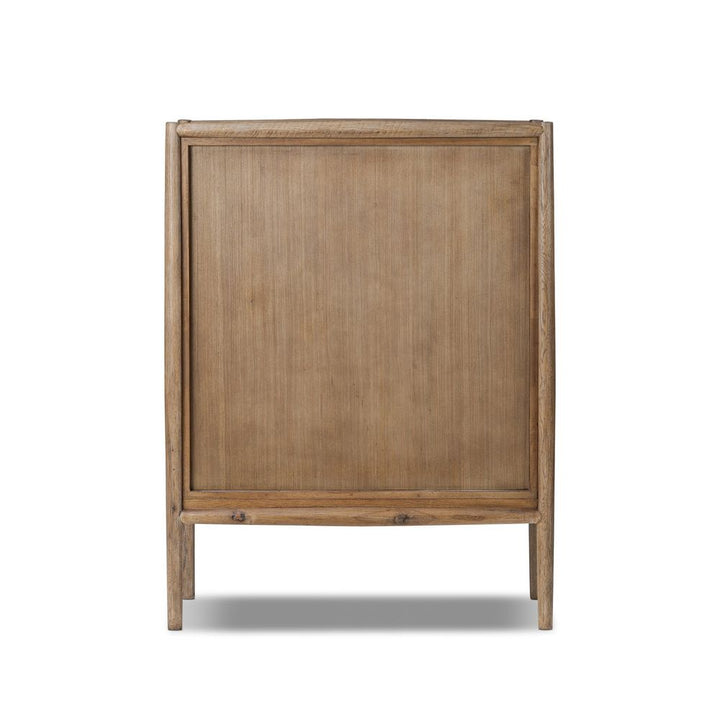 Glenview Bar Cabinet - Weathered Oak