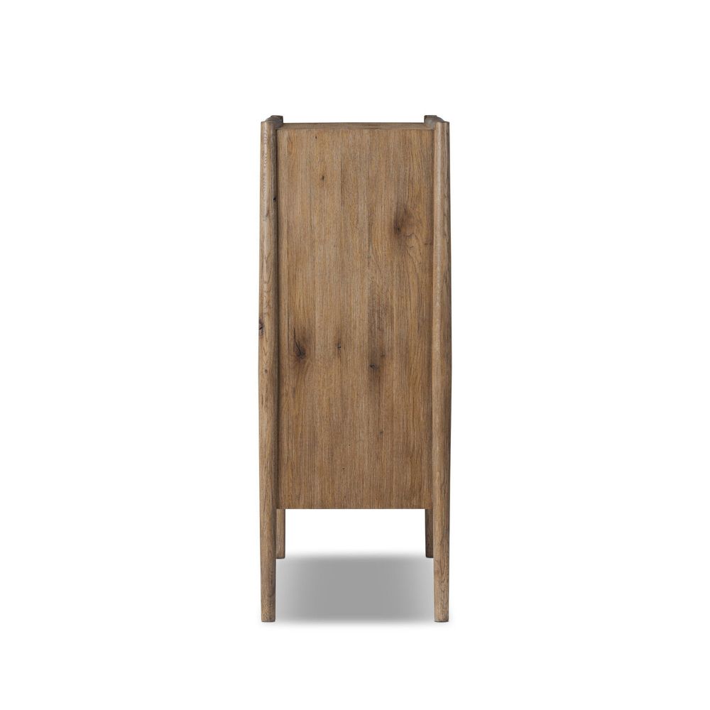 Bar Storage: Cabinets Glenview Bar Cabinet - Weathered Oak