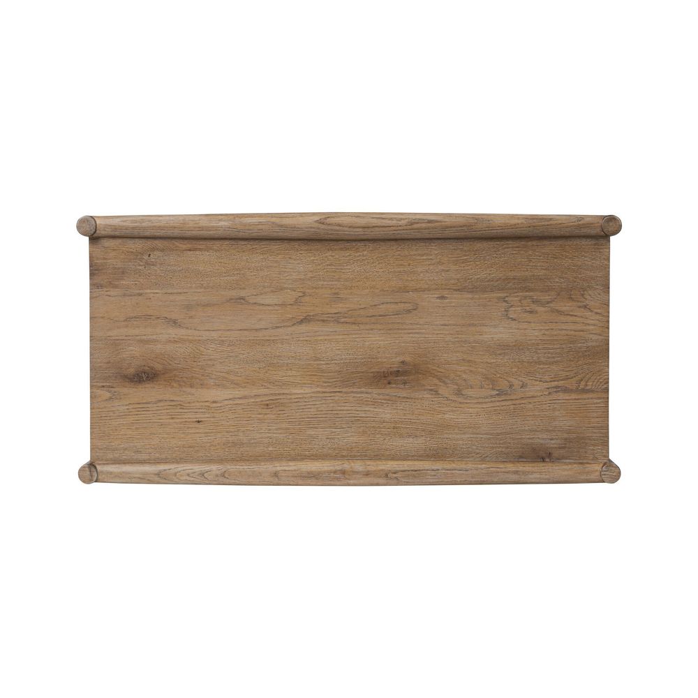 Glenview Bar Cabinet - Weathered Oak