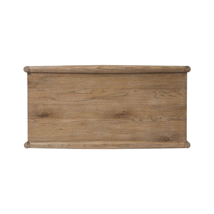 Glenview Bar Cabinet - Weathered Oak