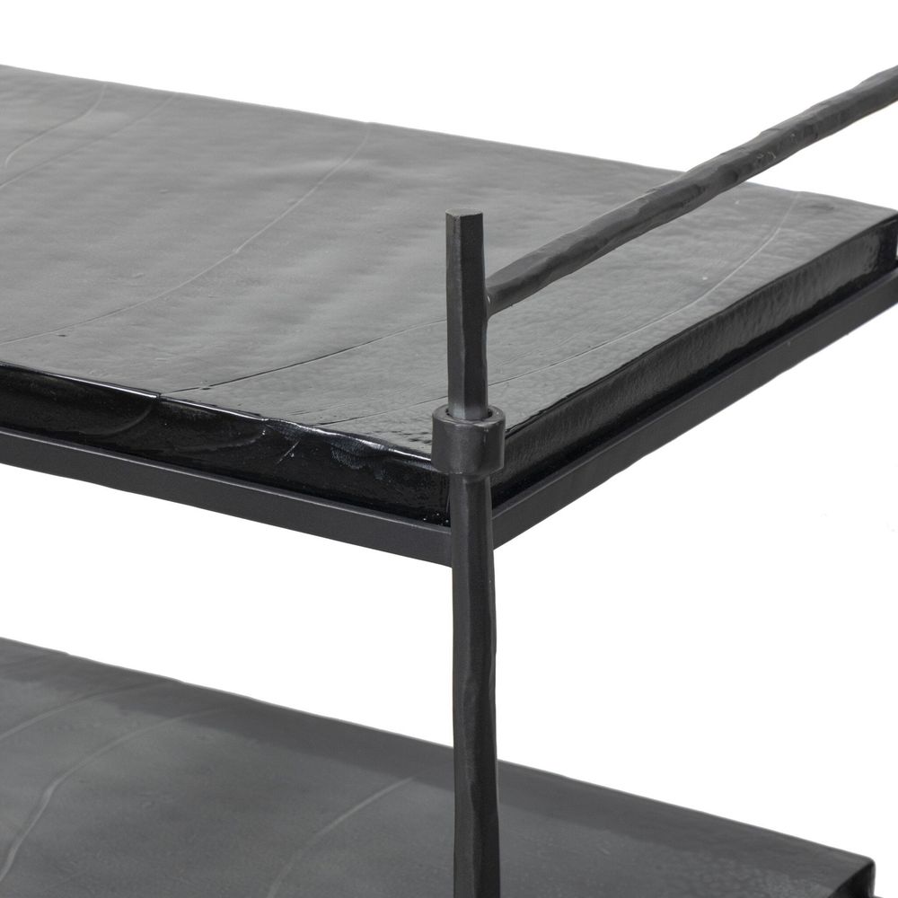 Teagan Bar Cart - Forged Gunmetal