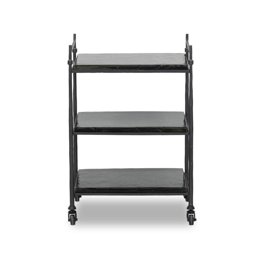 Bar Storage: Carts Teagan Bar Cart - Forged Gunmetal