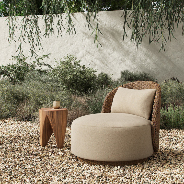 Quaid Outdoor Swivel Chair