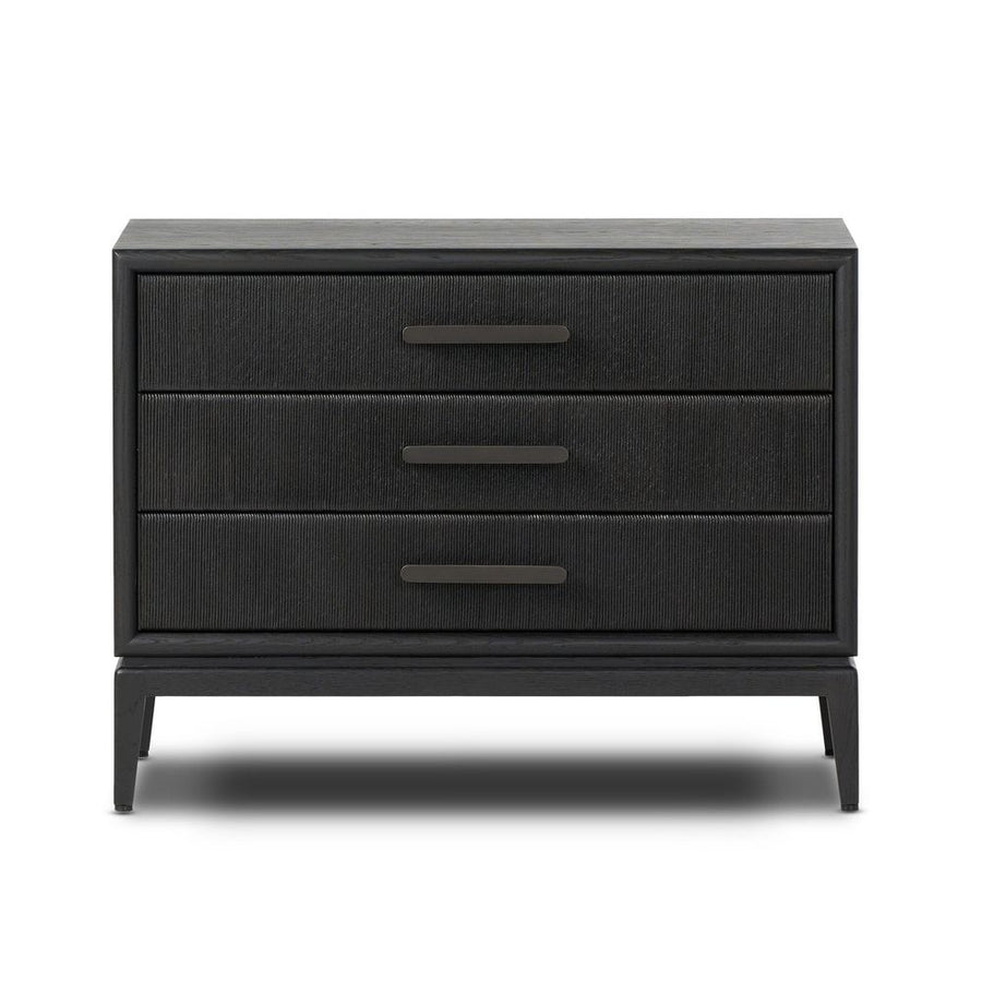 Nightstands Rosenell Closed Nightstand - Black Oak Veneer