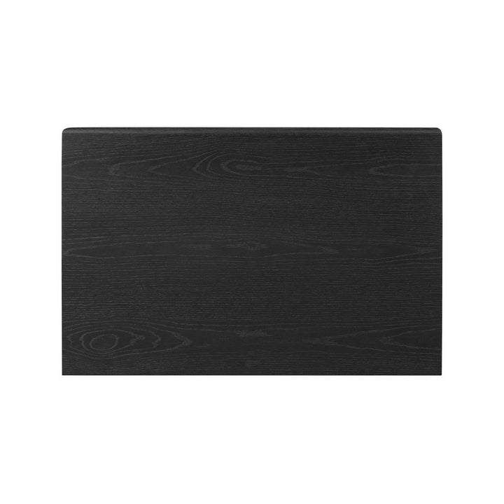 Rosenell Closed Nightstand - Black Oak Veneer