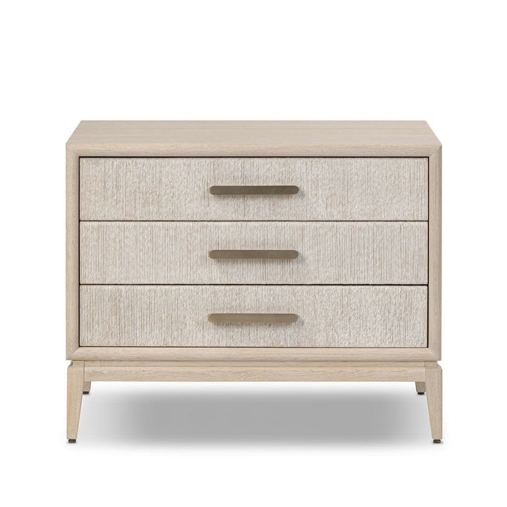 Nightstands Rosenell Closed Nightstand - Natural Oak Veneer