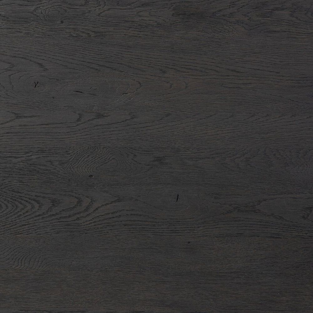 Desks Cleo Desk: Worn Black Oak - Worn Black Oak Veneer - Dark Iron