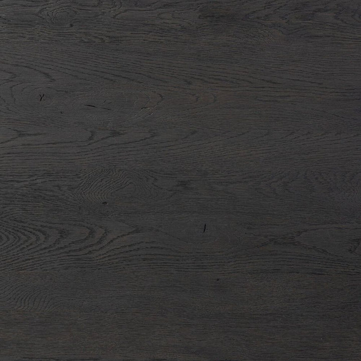 Desks Cleo Desk: Worn Black Oak - Worn Black Oak Veneer - Dark Iron