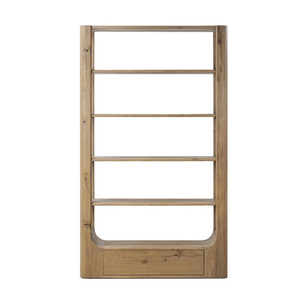 Bookcases & Etageres Lloyd Bookcase: Aged Natural Oak - Aged Natural Oak Veneer