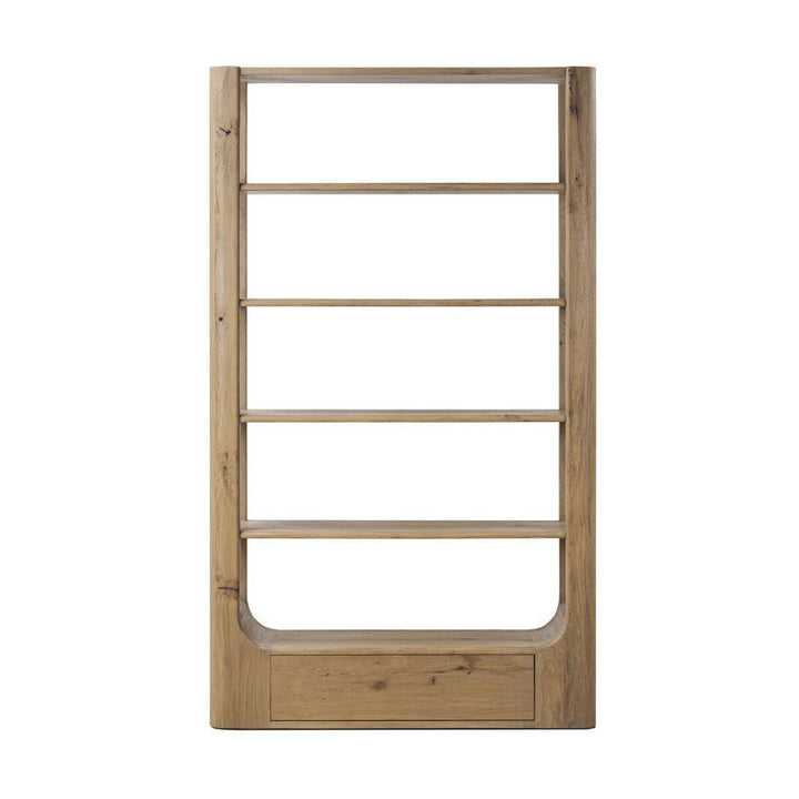 Bookcases & Etageres Lloyd Bookcase: Aged Natural Oak - Aged Natural Oak Veneer