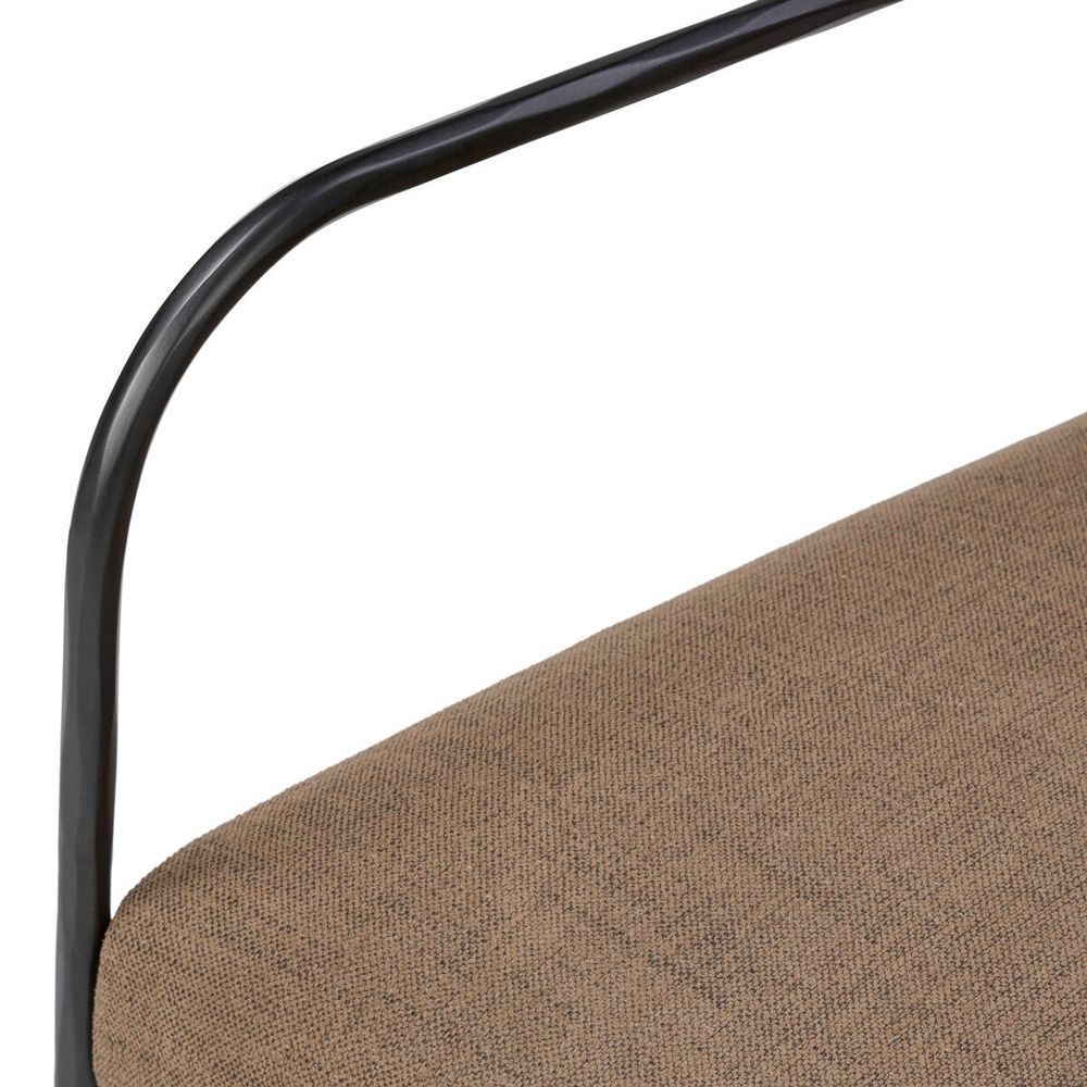 Fenn Desk Chair: Crypton Nomad Mushroom - Hammered Iron