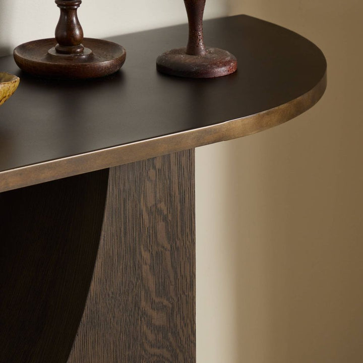 Maly Console Table - Coffee Iron