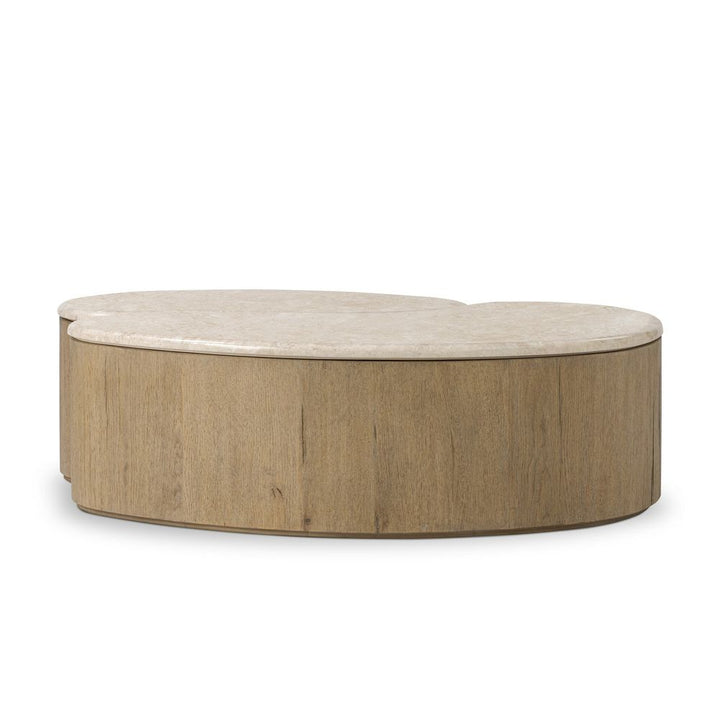 Ingrid Coffee Table - Cappuccino Marble