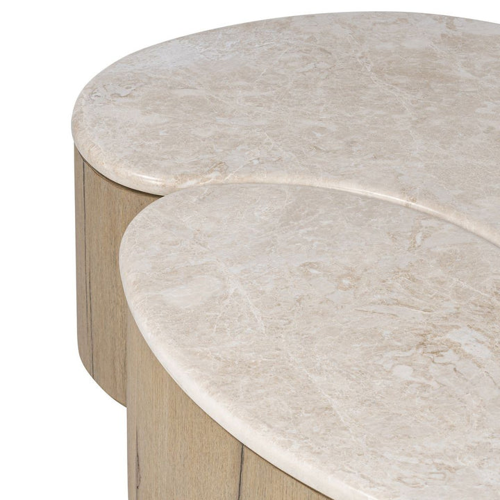 Ingrid Coffee Table - Cappuccino Marble
