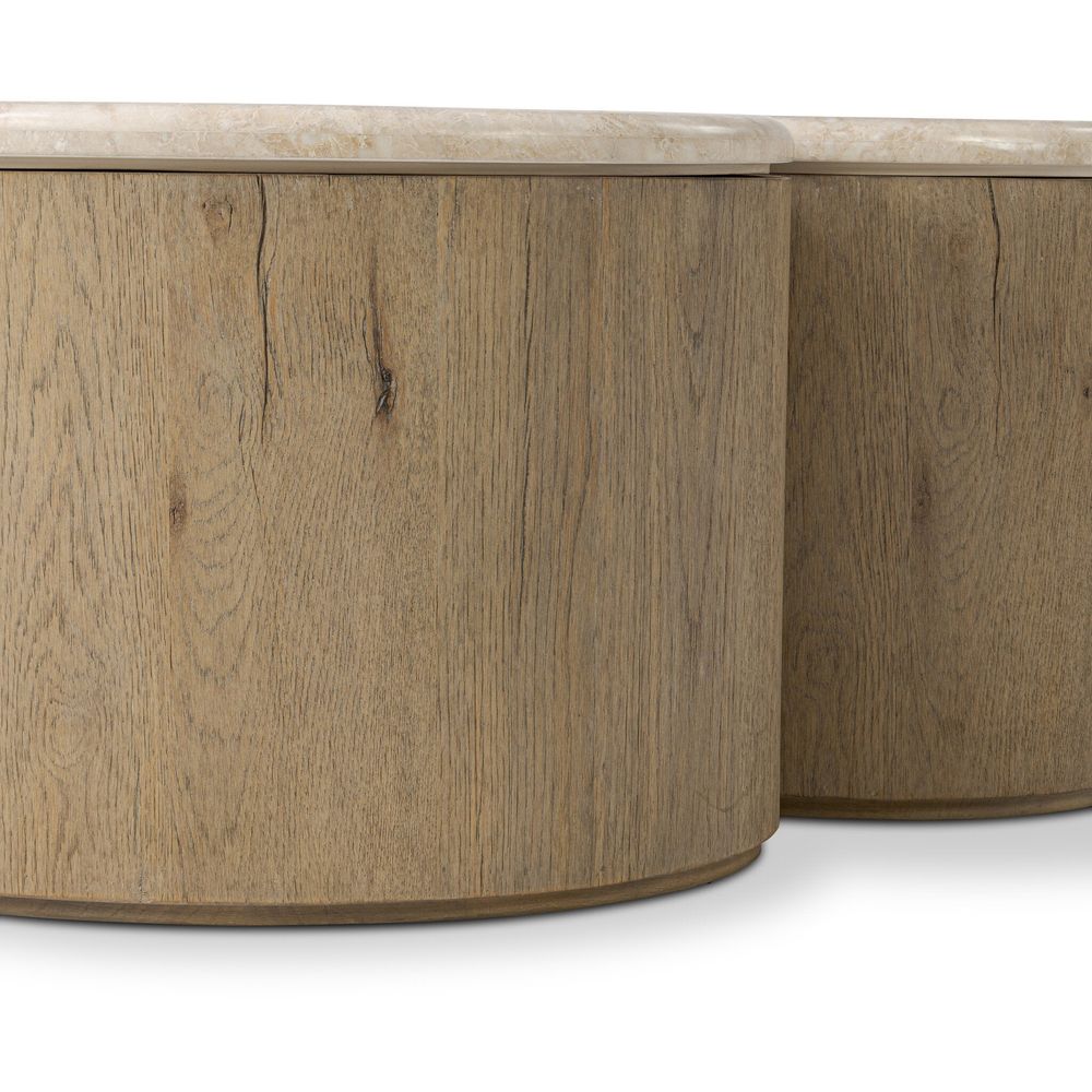 Ingrid Coffee Table - Cappuccino Marble