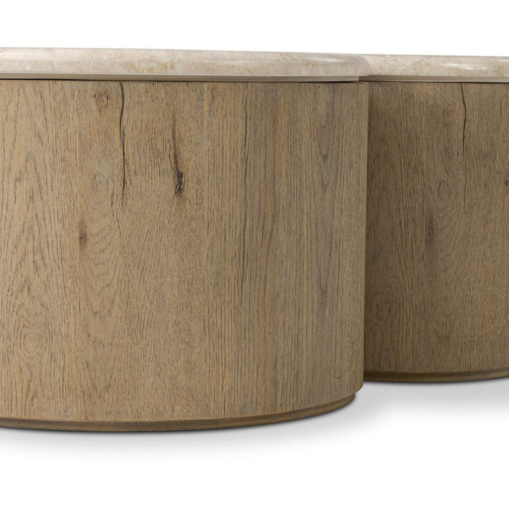 Ingrid Coffee Table - Cappuccino Marble