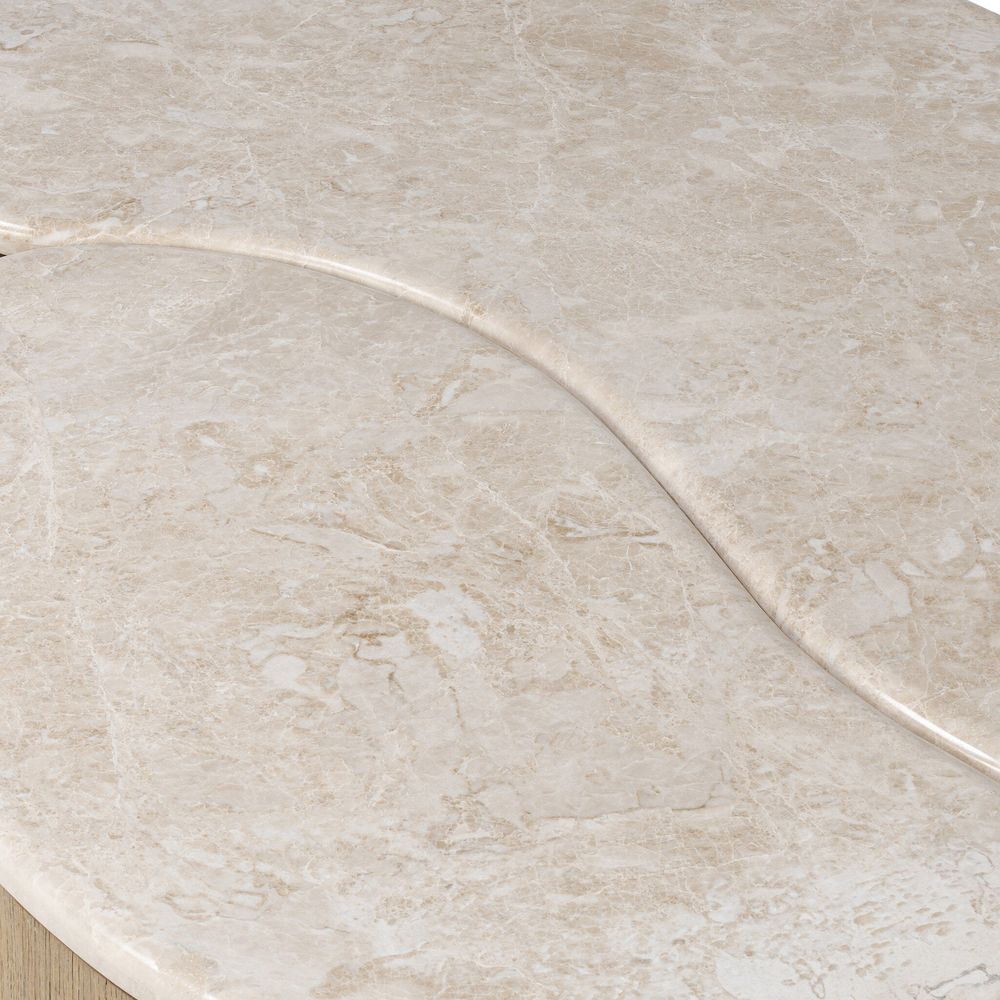 Ingrid Coffee Table - Cappuccino Marble