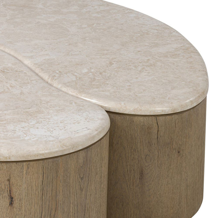 Ingrid Coffee Table - Cappuccino Marble