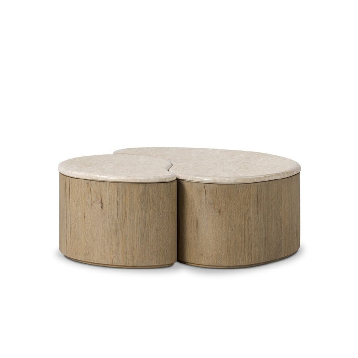 Coffee Tables Ingrid Coffee Table - Cappuccino Marble