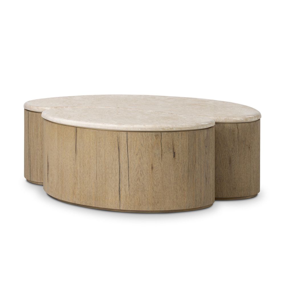 Coffee Tables Ingrid Coffee Table - Cappuccino Marble