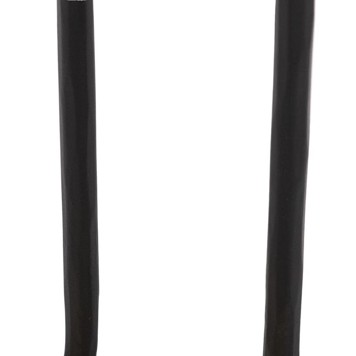 Niccola End Table - Hammered Gunmetal