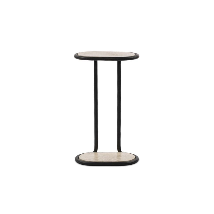 Side Tables Niccola End Table - Hammered Gunmetal