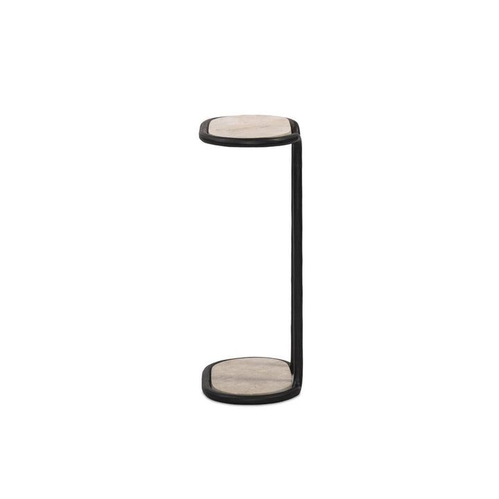 Side Tables Niccola End Table - Hammered Gunmetal