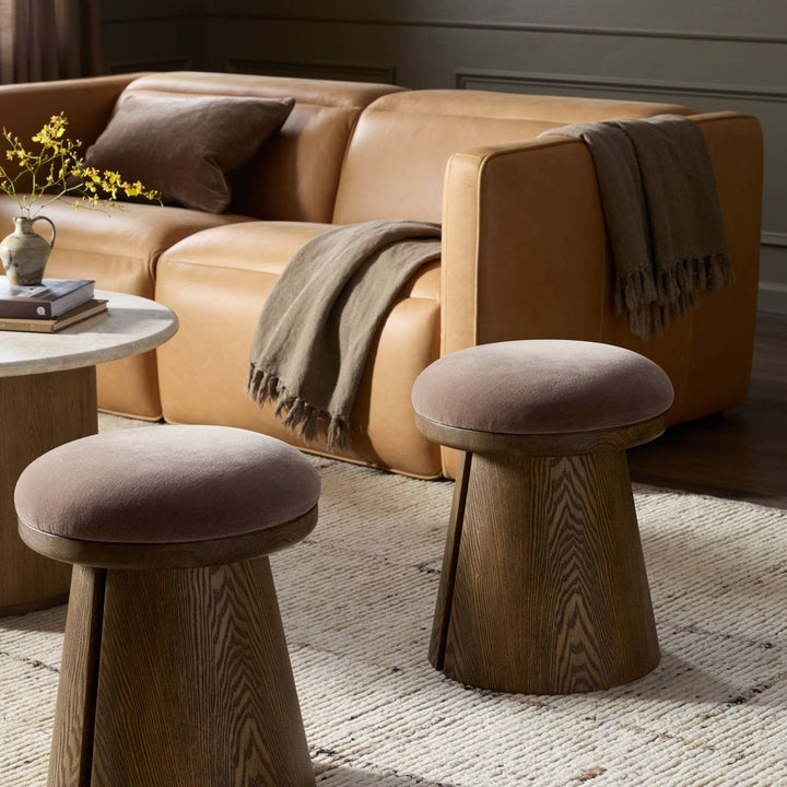 Stools & Ottomans Bea Accent Stool - Monte Mushroom
