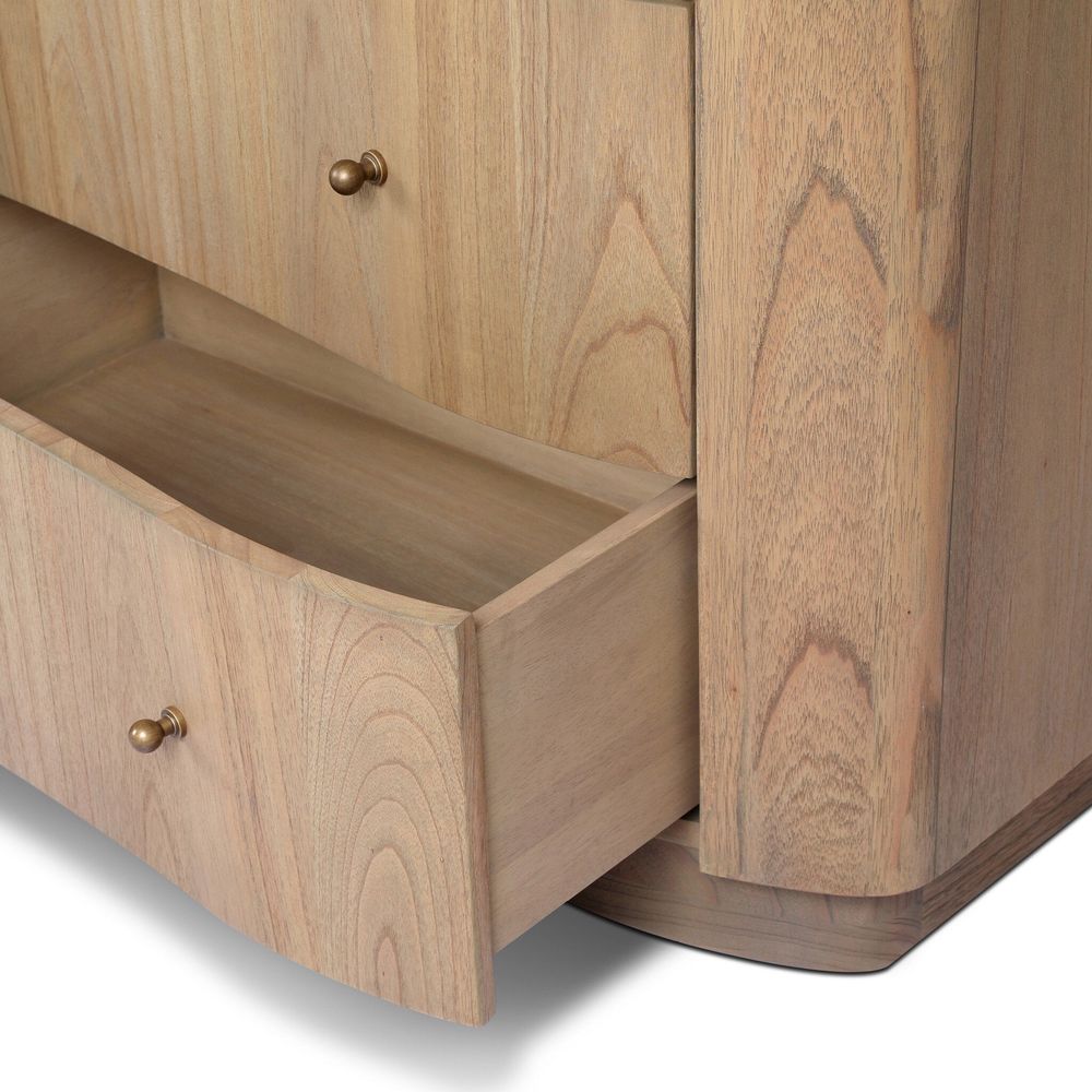 Boa 6 Drawer Dresser - Sandy Mindi Veneer