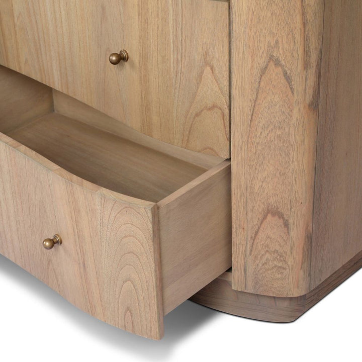 Boa 6 Drawer Dresser - Sandy Mindi Veneer