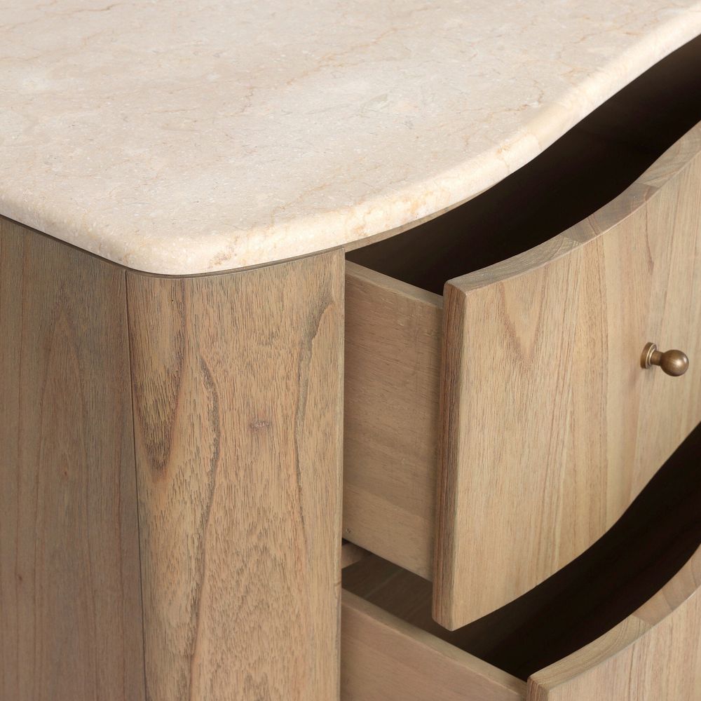Boa 6 Drawer Dresser - Sandy Mindi Veneer