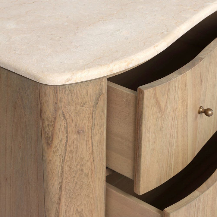 Boa 6 Drawer Dresser - Sandy Mindi Veneer