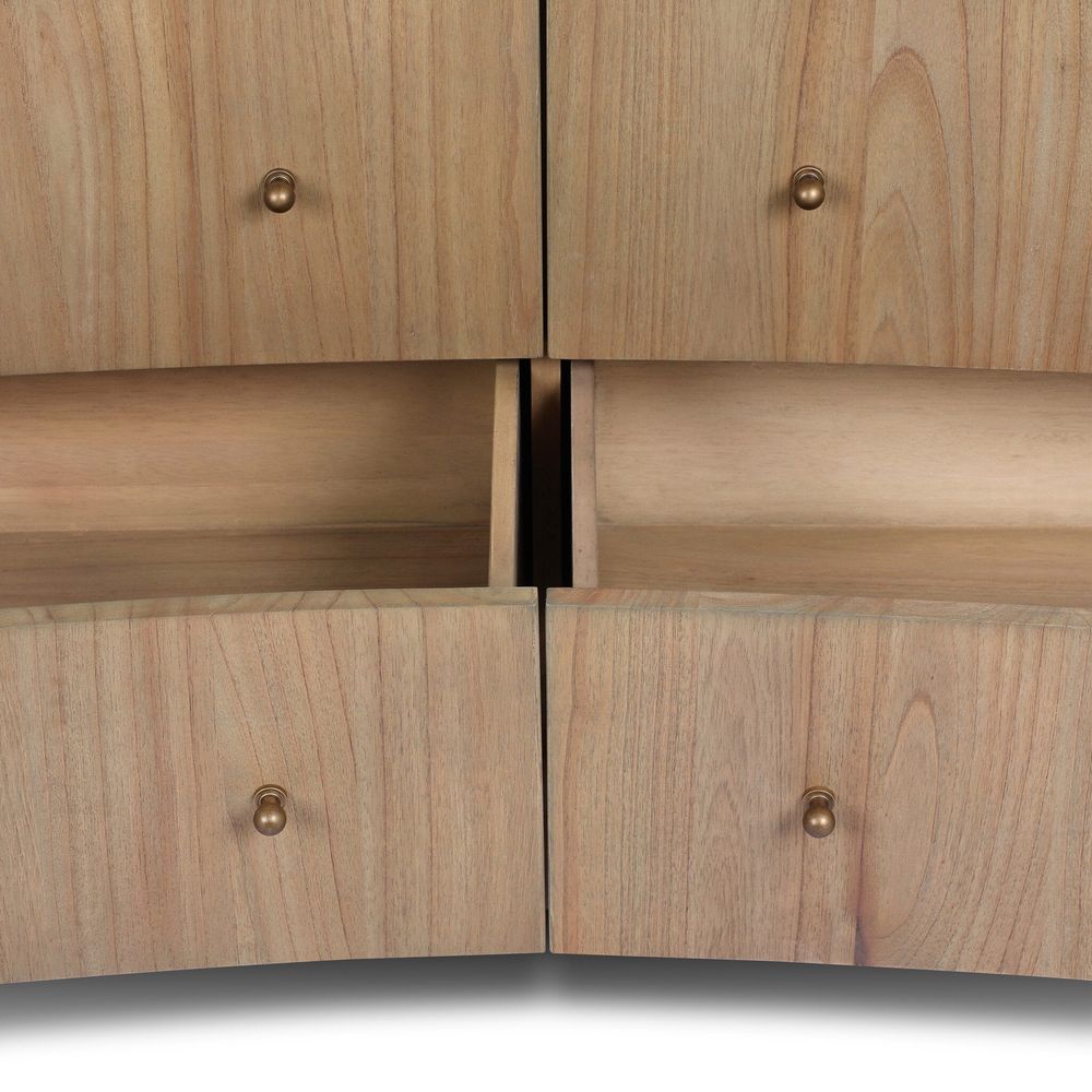 Boa 6 Drawer Dresser - Sandy Mindi Veneer