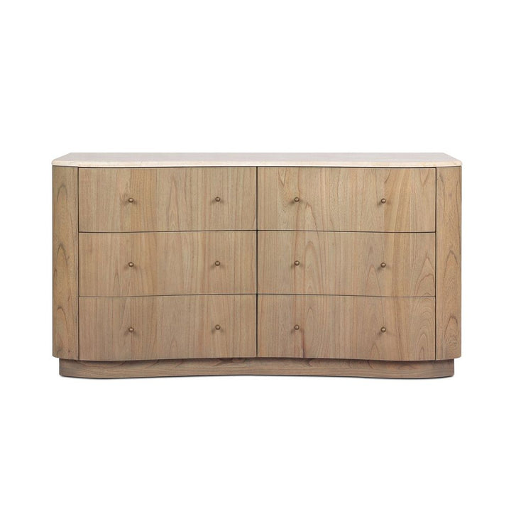 Dressers & Chests Boa 6 Drawer Dresser - Sandy Mindi Veneer