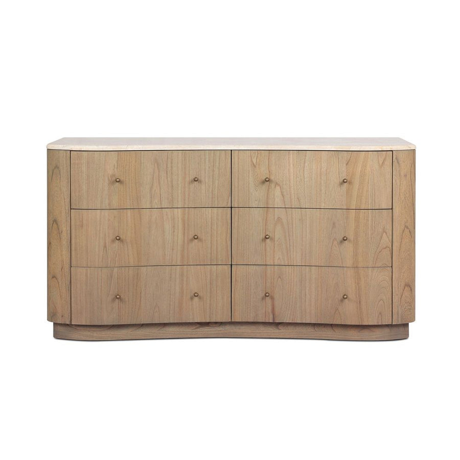 Dressers & Chests Boa 6 Drawer Dresser - Sandy Mindi Veneer