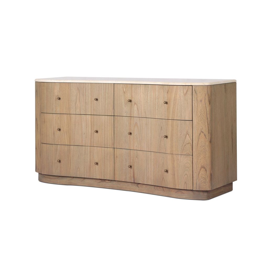 Dressers & Chests Boa 6 Drawer Dresser - Sandy Mindi Veneer