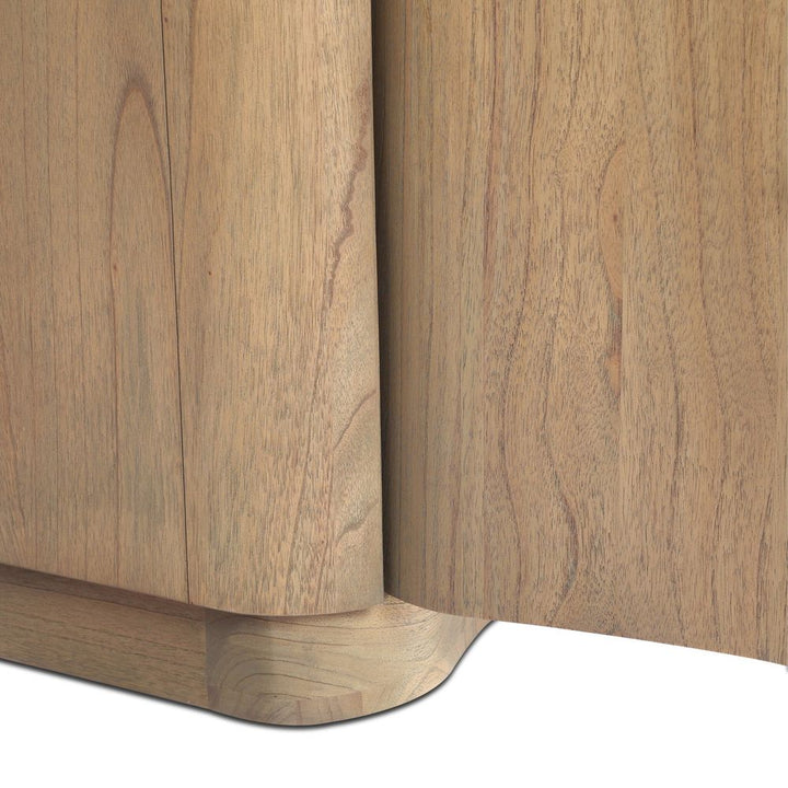 Boa Nightstand - Cream Marble