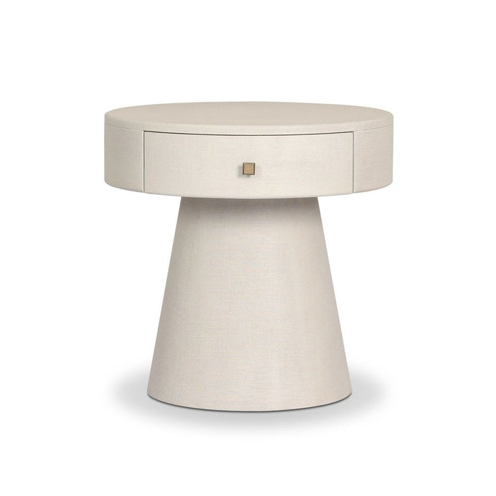Nightstands Chiro Nightstand - Ivory Painted Linen