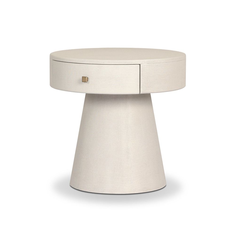 Nightstands Chiro Nightstand - Ivory Painted Linen