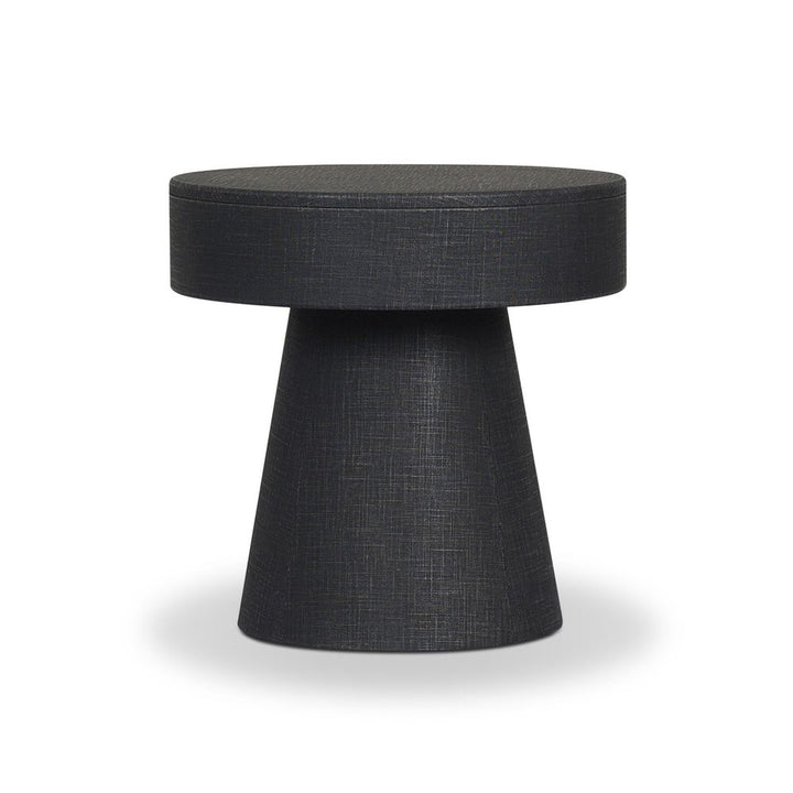 Chiro Nightstand - Black Linen